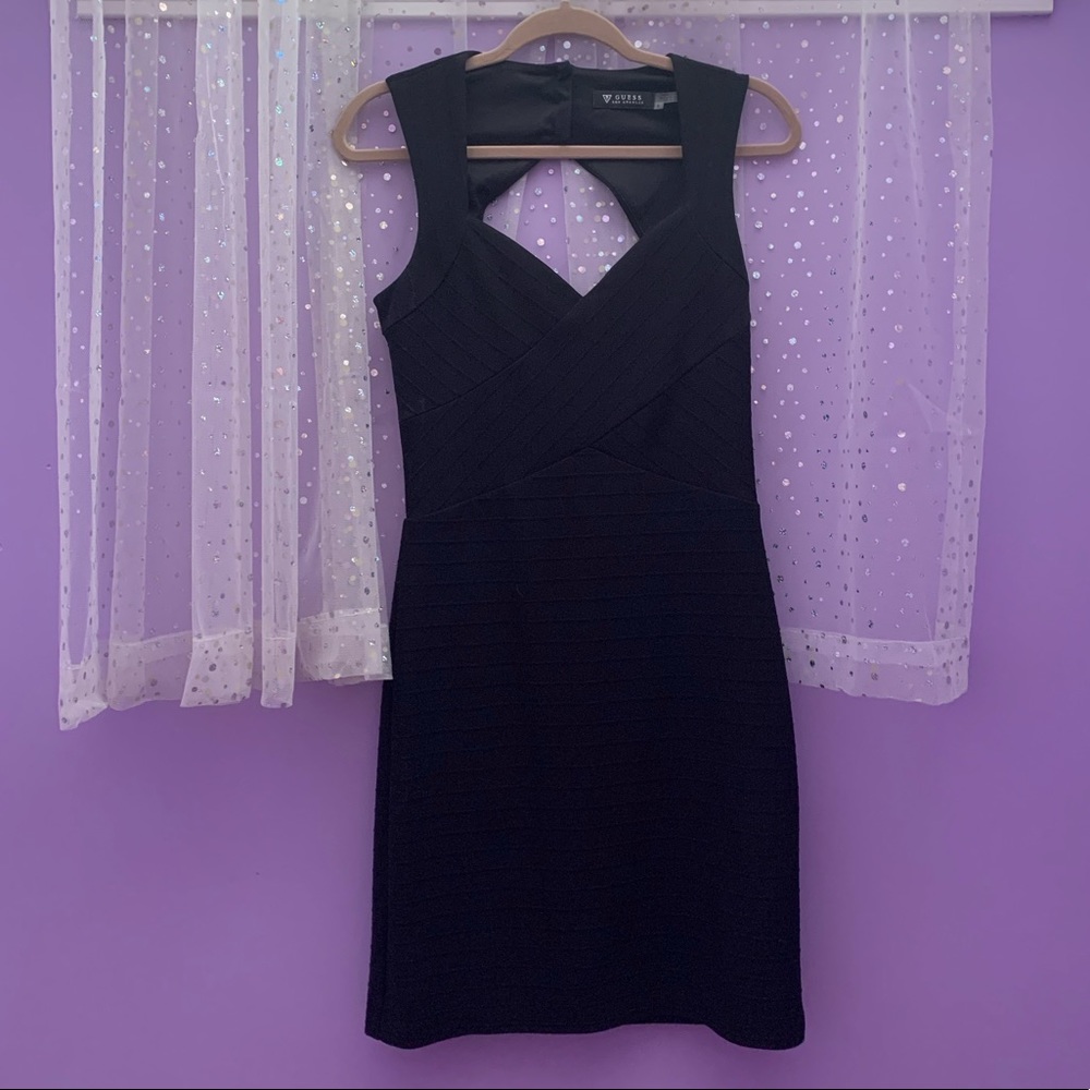 tight black dress